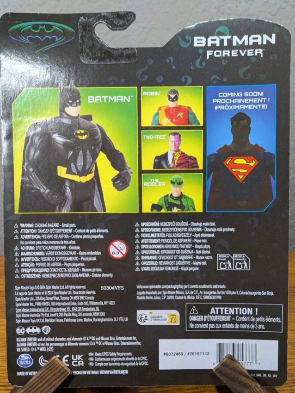 Batman Forever DC Retro Collection Figures '24 Batman Robin Riddler Two Face